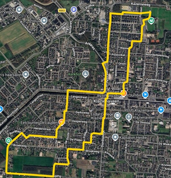 Dag 1 5 kilometer